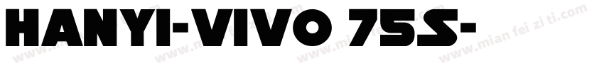 Hanyi-vivo 75S字体转换